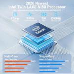 FUNYET Gaming Laptop, 2025 Laptops Computer, 16 Inch Win 11 Pro Lap Top, 16GB RAM 1TB SSD, N150 Processor(up to 3.6GHz), Backlit Keyboard