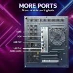 suevery Gaming Desktop Computer | 16G Memory | 512G SSD | AMD Ryzen5 5600GT | 6Core CPU Integration Radeon Vega Graphics | Wi-Fi Prebuilt Gamer Pc Black