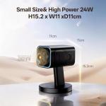 Sanyun SW202 24W PC Gaming Speakers with 16bit DAC USB, Bluetooth 5.2 and Aux Inputs, 3 EQ Sound Modes, 2.0 RGB Lighting Multimedia Speakers for Computer Desktop Monitor Laptop, Black