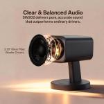 Sanyun SW202 24W PC Gaming Speakers with 16bit DAC USB, Bluetooth 5.2 and Aux Inputs, 3 EQ Sound Modes, 2.0 RGB Lighting Multimedia Speakers for Computer Desktop Monitor Laptop, Black