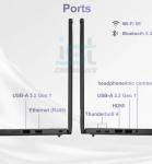 Lenovo ThinkPad T14 Gen 5 Business Laptop (14" FHD+, Intel Ultra 7 155U (>i7-13700H), 32GB DDR5 RAM, 1TB SSD), Fingerprint Reader, Backlit, 5MP Webcam, Ethernet, Wi-Fi 6E, Win 11 Pro, AI PC, Black