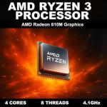 Lenovo 2026 New V15 Laptop for Student & Business, Powerful AMD Ryzen 3 7320U (Beat i7-1065G7), 15.6 inch FHD, 16GB RAM, 256GB SSD, Ethernet Port RJ-45, Windows 11 Pro, Long Battery Life, No Mouse