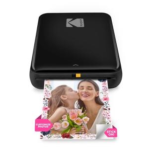 KODAK Step Instant Smartphone Photo Printer - Portable Mini Color Wireless Mobile Printer - Zink 2x3” Sticky-Back Photos - Bluetooth Compatible with iOS & Android Devices - Fun Editing App - Black