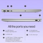 HP Pavilion 15" 2026 AI-Ready Laptop, Intel 4-Core N100, 16GB RAM, 256GB SSD, FHD Display, Numeric Keypad, Long Battery, Lightweight, Microsoft Office 365, Platinum White, Windows 11 Home