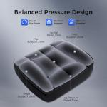 amseatec Big and Tall Office Desk Chair - Wide Ergonomic Executive with Footrest, High Back Lumbar Support Reclining Gaming Computer Chair for Heavy People (Black)