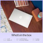 HP Pavilion 15" 2026 AI-Ready Laptop, Intel 4-Core N100, 16GB RAM, 256GB SSD, FHD Display, Numeric Keypad, Long Battery, Lightweight, Microsoft Office 365, Platinum White, Windows 11 Home
