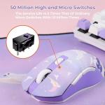 DAREU Wireless Gaming Mouse with Charging Dock Rechargeable RGB,12K DPI,7 Programmable Buttons High-Precision Sensor [300IPS] [1000Hz] for PC Notebook Mac