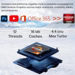 Lenovo IdeaPad Slim 5i Touchscreen Laptop (16" FHD+, Intel Core 5 210H (>i7-1260P), 16GB DDR5 RAM, 512GB SSD) for Business, Home, 1080p IR Webcam, Backlit, 15-Hr Long Battery Life, Wi-Fi 6, Win 11 Pro