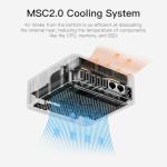 Beelink EQR5 Mini Pc, AMD Ryzen 5 5500U (6C/12T,up to 4.0 GHz),Mini Computers with 16 GB DDR4 RAM 500 GB M.2 SSD, 4K Dual Display, Dual 1000Mbps LAN, USB3.0, WiFi 6, BT 5.2