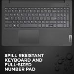 Lenovo Laptop V15 for Home, Student, Business (15.6" FHD, AMD Ryzen 5 7520U (> Intel i5-1235U), 8GB RAM, 1TB SSD), Numeric Keypad, Webcam w/Shutter, Type-C, Ethernet, Wi-Fi 6, Win 11 Pro w/AI Copilot