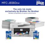 Brother INKvestment 6560 Wireless Color Inkjet All-in-One Printer with 11”x17” Capabilities and 2.7” Color Touchscreen | Includes Refresh Subscription Trial(1) (MFC-J6560DW)