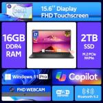 Dell 15 2026 DC15250 Touchscreen Laptop, Intel 10-Core i7-1355U, 15.6'' FHD Anti-Glare Display, 32 GB RAM, 1 TB SSD, FHD Webcam, Copilot AI, Wi-Fi 6, Win 11 Pro, for Business & Student, Carbon Black