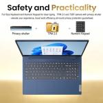 Lenovo IdeaPad Slim • 15.6" FHD Touchscreen Laptop • Intel Core i5-1335U (10 Cores) • 12GB DDR4RAM • 768GB Storage (256GB SSD + 512GB Portable Drive) • Privacy Shutter • 10H Battery • Windows 11