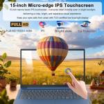 Lenovo IdeaPad Slim • 15.6" FHD Touchscreen Laptop • Intel Core i5-1335U (10 Cores) • 12GB DDR4RAM • 768GB Storage (256GB SSD + 512GB Portable Drive) • Privacy Shutter • 10H Battery • Windows 11