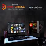 Periphio Dark Castle Prebuilt Gaming PC - AMD Ryzen 5 5600G CPU (4.4GHz Turbo) | Radeon Vega 7 iGPU (4GB) | 1TB M.2 NVMe SSD Storage | 16GB DDR4 RAM | Wi-Fi + BT | Windows 11 Gaming Desktop Computer