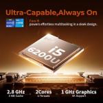 MOONFISH Gaming Laptop Computer 2026, 15.6 Inch Lap Top Pc Window 11 Pro, 16GB RAM 512GB SSD, Core i5 Processor(up to 2.8GHz), Backlit Keyboard, FHD 1920 * 1080, Office 365, Business, Student