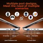 MOONFISH Gaming Laptop Computer 2026, 15.6 Inch Lap Top Pc Window 11 Pro, 16GB RAM 512GB SSD, Core i5 Processor(up to 2.8GHz), Backlit Keyboard, FHD 1920 * 1080, Office 365, Business, Student