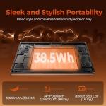 MOONFISH Gaming Laptop Computer 2026, 15.6 Inch Lap Top Pc Window 11 Pro, 16GB RAM 512GB SSD, Core i5 Processor(up to 2.8GHz), Backlit Keyboard, FHD 1920 * 1080, Office 365, Business, Student