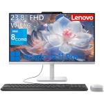 Lenovo 24 All-in-One Desktop Computer for Home Office, Intel 8-Core Processor (Beat i5-1140G7), 23.8" FHD AIO, WiFi 6, BT 5.2, RJ-45, HDMI, KB & Mouse, Windows 11 Pro, 16GB RAM, 1TB PCIe SSD (Renewed)