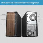 HP 2025 OmniDesk M03 Premium Business Next Gen AI Desktop Computer Intel Core Ultra 5 225(Up to 4.9GHz), 16GB DDR5 RAM, 256GB PCIe SSD,+ 1TB HDD Wi-Fi 6, HDMI, DP, 2-Monitor Support 4K, Windows 11