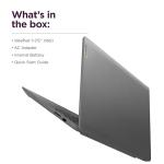 Lenovo Laptop for Business and Student with Lifetime Office 365, IdeaPad 15.6" FHD, 16GB DDR4 RAM, 512GB PCIe SSD, Intel Dual-Core, WiFi 6, Bluetooth 5.2, USB-C, WiFi 6, Windows 11, Gray