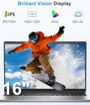 Dell 16 Touchscreen Laptop for Business & Home Student, Intel Core 7 150U Processor, AI Copilot+ PC, 32GB DDR5 RAM, 1TB PCIe SSD, WiFi 6E, Fingerprint, Backlit KB, Office 365, Windows 11 Home