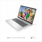 HP 17.3 inch Laptop with Microsoft Office 365 for The Web, Intel 13th 8 Cores i3 CPU (Beat 11th i5), 8GB RAM, 256GB PCIe SSD, Long Battery Life, Windows 11, All-Day Performance for Work & Study