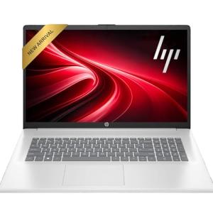 HP 17 Inch Laptop 2026 Edition, 16GB RAM 256GB SSD, Intel 13th i3 CPU (8 Cores), 17.3" IPS Display, Large Screen, Windows 11 with Office 365 for The Web, No Mouse