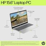 HP 15.6" FHD Laptop 2026 Edition with Copilot AI, 16GB RAM, 512GB SSD + 500GB External HDD, Intel Processor, Long Battery Life, Lightweight 3.64 lbs, Microsoft 365, Windows 11 for Students & Office