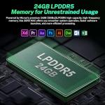 Beelink SEI Mini PC, AMD Ryzen 7 7735HS(up to 4.75GHz), 24GB LPDDR5 500GB PCIe x4, Radeon 680M Graphics Triple 4K Display, 2.5G LAN, Office Mini Desktop Computer