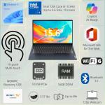 Lenovo Business Laptop, 15.6" FHD Touchscreen Display, Intel 13th 10-Core i5 CPU (Up to 4.6 GHz), 16GB RAM, 512GB SSD, Copilot AI Ready, Wi-Fi 6, Windows 11 with Microsoft 365 for The Web, WOWPC USB