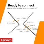 Lenovo IdeaPad Slim 3i 15.6" FHD Laptop • Microsoft Office 365 • 1.1TB Storage • LPDDR5 • Intel 4 Cores • 128GB SSD and 1TB Cloud • WiFi 6 • Military-Grade • Windows 11 • Essential Laptop