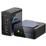 GMKtec K12 Gaming Mini PC Oculink AMD Ryzen 7 H 255 (Upgraded 8745HS) 32GB DDR5 RAM 512GB SSD, Desktop Computer Radeon 780M Graphics, 3X M.2 2280 Storage Expansion, Dual NIC 2.5G, HDMI 2.1, USB4