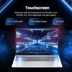 HP Ultrabook 15.6 FHD Touch-Screen Business Laptop • 2026 Edition • Intel 10 cores i5-1334U • 8GB RAM • 256GB SSD • Windows 11 with Office 365 for The Web • w/o Mouse