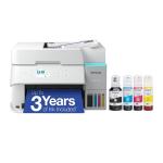 Epson EcoTank ET-3950 Wireless All-in-One Color Supertank Printer with up to 3 Years of Ink Refillable Tanks, Perfect for Home Office, 18 PPM, 2.4" Colorful Touchscreen, Auto Document Feeder - White