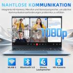 AKCHART 15.6 Inch Laptop Computer with Windows 11 Pro Laptops, 16GB RAM 1024GB SSD, Office 365, WiFi 6, Bluetooth 5.2, 180° Viewing, IPS FHD, 7000mAh, HDMI, Type-C, Cooling Fan