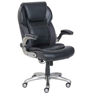 Amazon Basics Ergonomic High-Back Executive Chair, Black