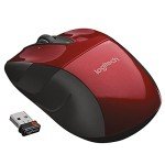 Logitech M525 Wireless Optical Mouse - Red