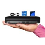 HP Elite Mini G9 Business Desktop Computer, 13th Gen Intel i7-12700T, 16GB DDR5 RAM. 512GB SSD. Ultra Quite Design, RJ-45, HDMI, Wi-Fi 6, Bluetooth, KB & Mouse, Windows 11