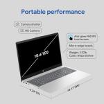 HP 15.6" FHD Touchscreen Laptop – AMD Ryzen 5 7520U (Beats i7-1165G7), 8GB DDR5 RAM, 256GB SSD, 3-Month Office 365 Trial, Windows 11 Pro, WiFi 6, HD Camera – with Docking Station Included