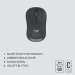 Logitech MK370 Combo for Business, Wireless Full-Size Keyboard and Wireless Mouse, Secure Logi Bolt USB Receiver, Bluetooth, Globally Certified Windows/Mac/Chrome, Linux - Graphite