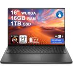 Dell 16 Business Laptop 16" WUXGA Touchscreen AMD 8-core Ryzen 7 250 16GB DDR5 1TB SSD Backlit ExpressCharge Wi-Fi6 for Creator Designer Business Professional Win11