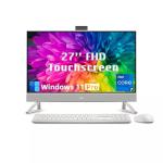 Dell 27 All-in-One Desktop Computer, 27" FHD IPS Touchscreen, Core 7 150U(Up to 5.5 GHz), Wireless KB & Mouse, NVIDIA GeForce MX570A GDDR6, Wi-Fi 6E, Windows 11 Pro (32GB RAM, 1TB SSD)