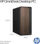 HP OmniDesk M03 Business Next Gen AI PC Desktop, Intel Core Ultra 5-225 Processor (10 Cores, Up to 4.9GHz), 16GB DDR5 RAM, 1TB SSD, USB-C, Wi-Fi 6, HDMI+DP Dual Monitor Support
