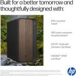 HP OmniDesk M03 Business Next Gen AI PC Desktop, Intel Core Ultra 5-225 Processor (10 Cores, Up to 4.9GHz), 16GB DDR5 RAM, 1TB SSD, USB-C, Wi-Fi 6, HDMI+DP Dual Monitor Support