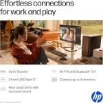 HP OmniDesk M03 Business Next Gen AI PC Desktop, Intel Core Ultra 5-225 Processor (10 Cores, Up to 4.9GHz), 16GB DDR5 RAM, 1TB SSD, USB-C, Wi-Fi 6, HDMI+DP Dual Monitor Support