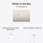 Apple 2026 MacBook Air 15-inch Laptop with M5 chip: Built for AI, 15.3-inch Liquid Retina Display, 24GB Unified Memory, 1TB SSD, 12MP Center Stage Camera, Touch ID, Wi-Fi 7; Starlight