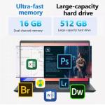 Dell Inspiron 15 3535 Touchscreen Laptop - 20GB DDR4 RAM, 1TB SSD, 15.6" FHD WVA Display, AMD Ryzen 7 7730U,Windows 11 Pro, Copilot, Wi-Fi, Numeric Keypad, Webcam, for Business & Students
