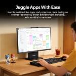 Lenovo IdeaCentre AIO 3 23.8" FHD All-in-One Desktop, AMD Ryzen 5 7535HS, 16GB DDR5, 1.5TB Storage (512GB SSD&1TB Docking Station), Radeon 660M Graphics, Wireless Keyboard & Mouse, Win 11, Gray