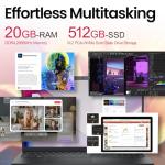 Dell Inspiron 15 3530 Touchscreen Laptop, Intel 10-Core i5-1334U (Beat i7-1250U) 15.6" FHD IPS Anti-Glare Display Business Laptop, 20GB RAM & 512GB SSD, Lifetime Windows 11 Pro with AI Copilot